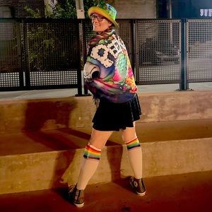 Corporate momma by day and Rave babe by night!!! Check out my office attire!!!